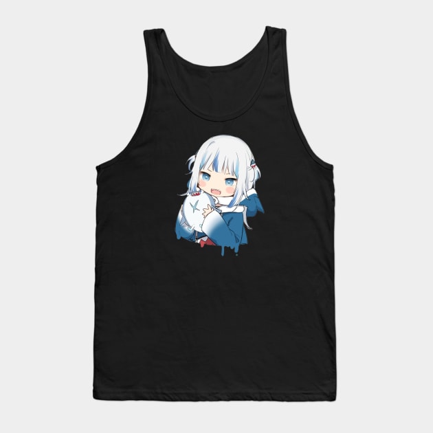 Gura Hololive Tank Top by Ghazinagato